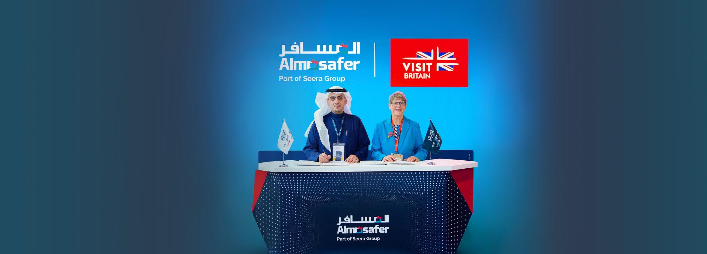 المسافر و فيزيت بريتن يعززان شراكتهما في معرض سوق السفر العالمي في لندن لتعزيز السياحة من السعودية إلى بريطانيا